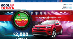 Desktop Screenshot of kooltoyota.com